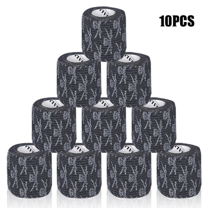 16/10/3PCS Tattoo Grip Bandage Colorful Self Adhesive Wrap 5cm X 4.5m Non Slip Handle Tape Tattoo Machine Grip Cover Supplies