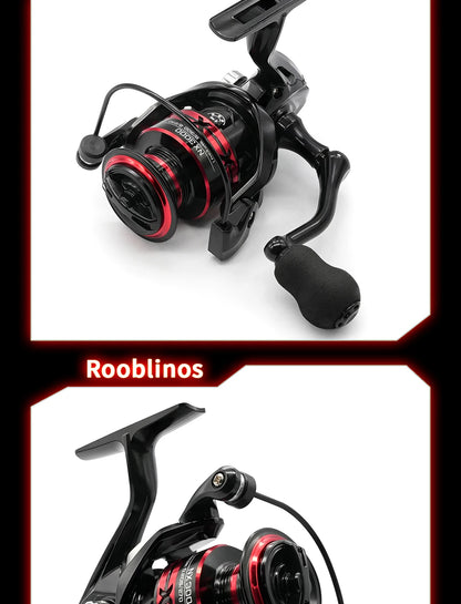 Rooblinos NX Spinning Fishing Reels For Saltwater Freshwater Metal Spool Left/Right Interchangeable Trout Carp Fishing Tackle