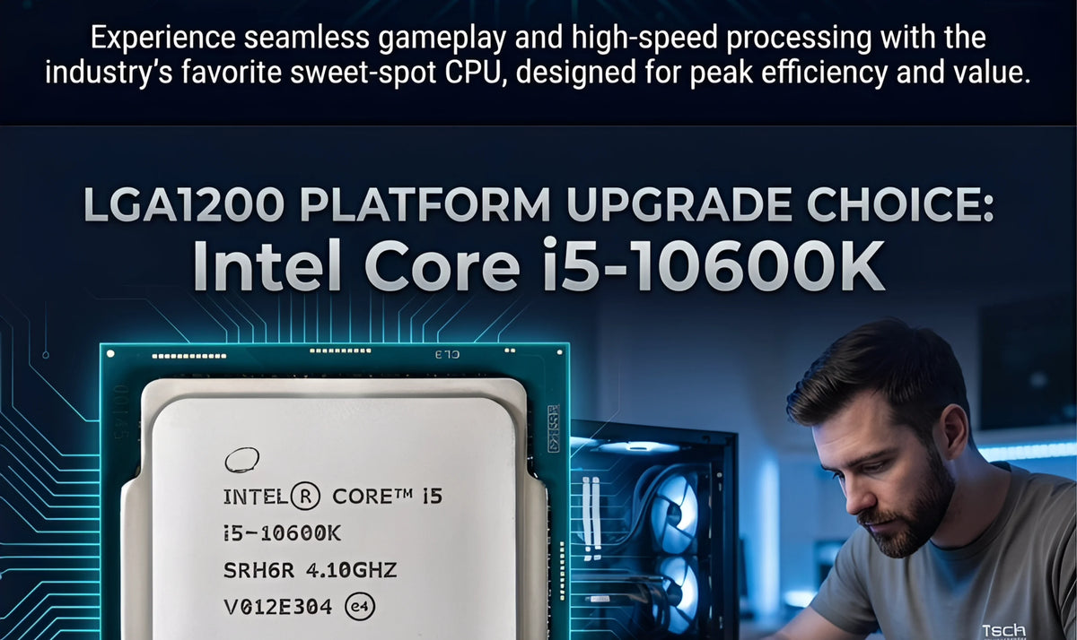 Intel Core i5 10600K Box CPU Processor i5 10th Gen Series 4.1GHz 6-Core 12-Thread L3 12MB 125W LGA 1200