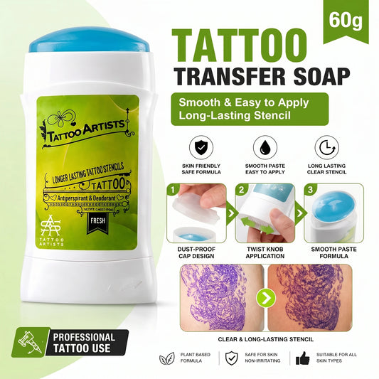60g Tatuering Transfer Gel Långvarig Stencil Primer Kräm