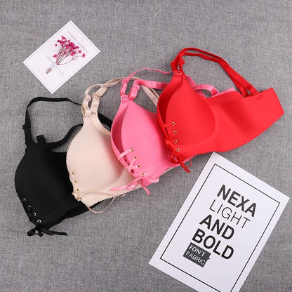Seamless Bra Sexy Bras For Women Fashion Push Up Lingerie Wireless Bralette Plus Size Brassiere Underwear Female Intimates