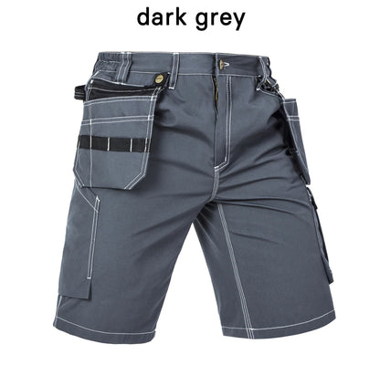 Men's durable multi-pocket work pants cargo work shorts workwear for Men