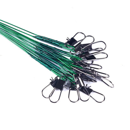Stålförtommar med Svivel – 20-pack, 15/20/30cm, Betsskyddad Wire