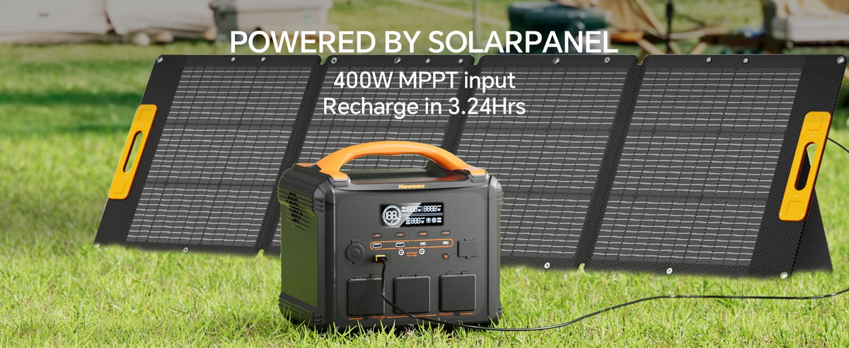 [Shipped From Within Europe]Newsmy S1210 Portable Power Station 1102.5Wh Capacity LiFePO4 Battery with 2500+ Cycles 2000W Rated Power 12 Output Ports Smart HD LCD Display LED Lighting