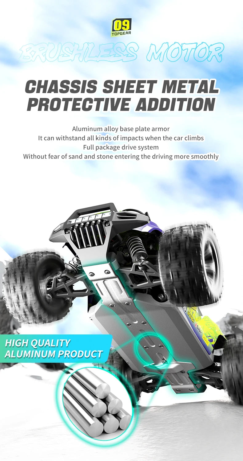 Teeggi 1:16 RC-bil 4WD 7.4V