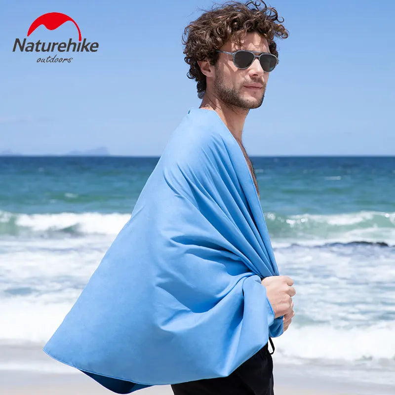 Naturehike Quick Drying Bath Towel Strong Absorbent Velvet Sides Soft Sport Towels for Tourist Fitness Gym Beach Swimming