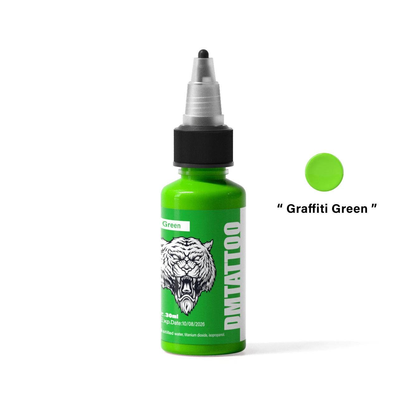 DM Tattoo Ink 15 Color 1OZ/Bottle Natural Plant Extract Pigment Body Painting Long Lasting No Color Loss Professional Tattoo Ink
