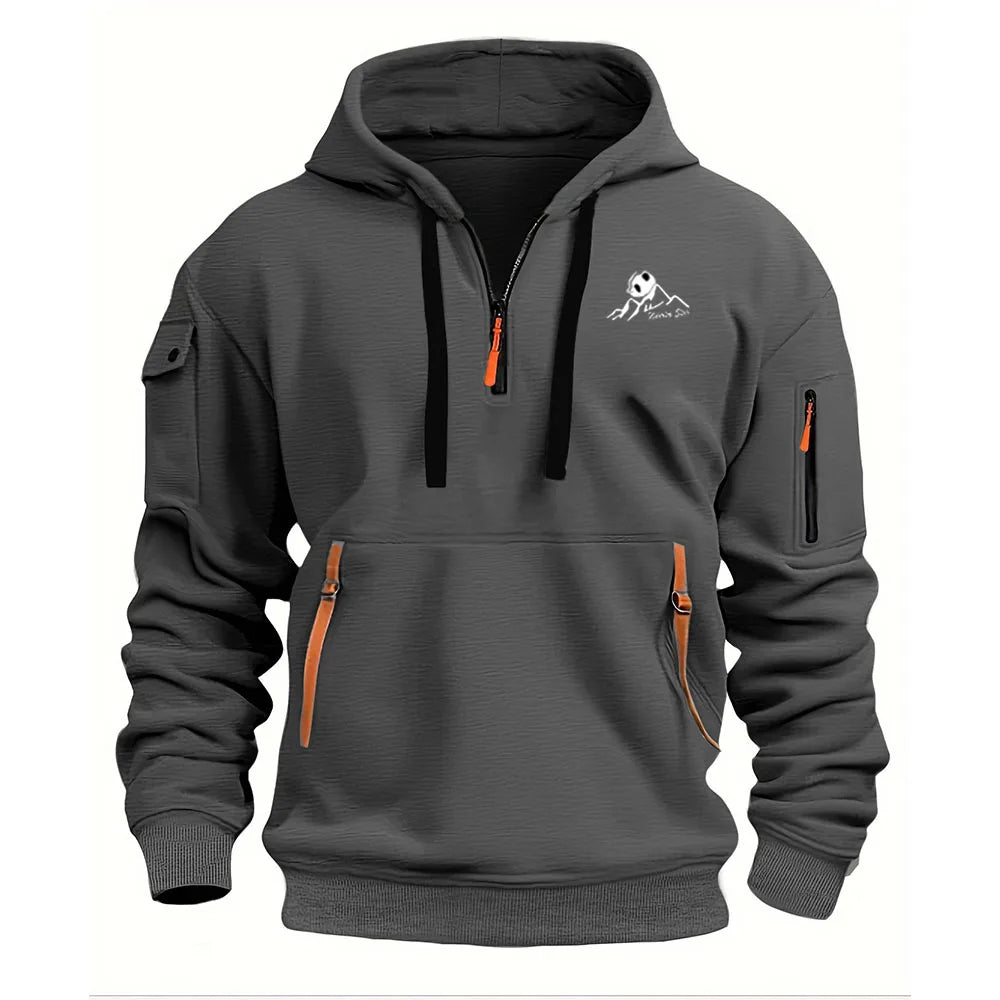 Men's Motorcycle Hooded Sweatshirt, 2D Printed Sports Jacket, Fashionable Men's Pullover Shirt, Factory Price upon Purchase