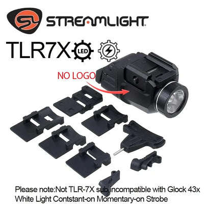 Taktisk Ficklampa 500 Lumen för 20 mm Skena