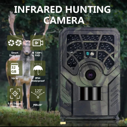PR300C 20MP HD Infrared Hunting Trail Camera for Wildlife Observation Orchard Monitoring Waterproof Game Videos Camera