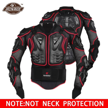 HEROBIKER Motorcycle Jacket Men Body Armor Motorcycle Armor Moto Motocross Racing Jacket Riding Motorbike Moto Protection  S-5XL