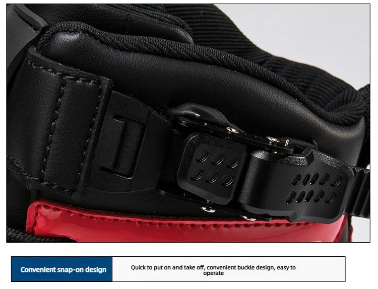 Men Leather Motos Breathable Anti Slip Wear-resistant Riders Boots Motorbike Racing Ankle Length Shoes 2026 New Motorcycle Boots