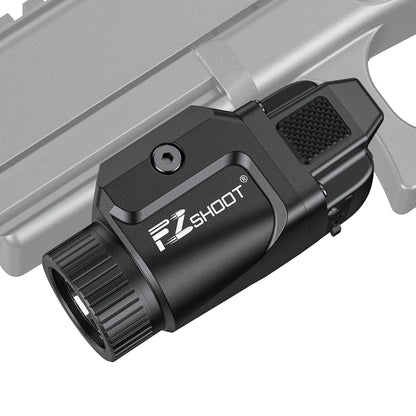 LED-ficklampa 500 lumen i svart aluminium