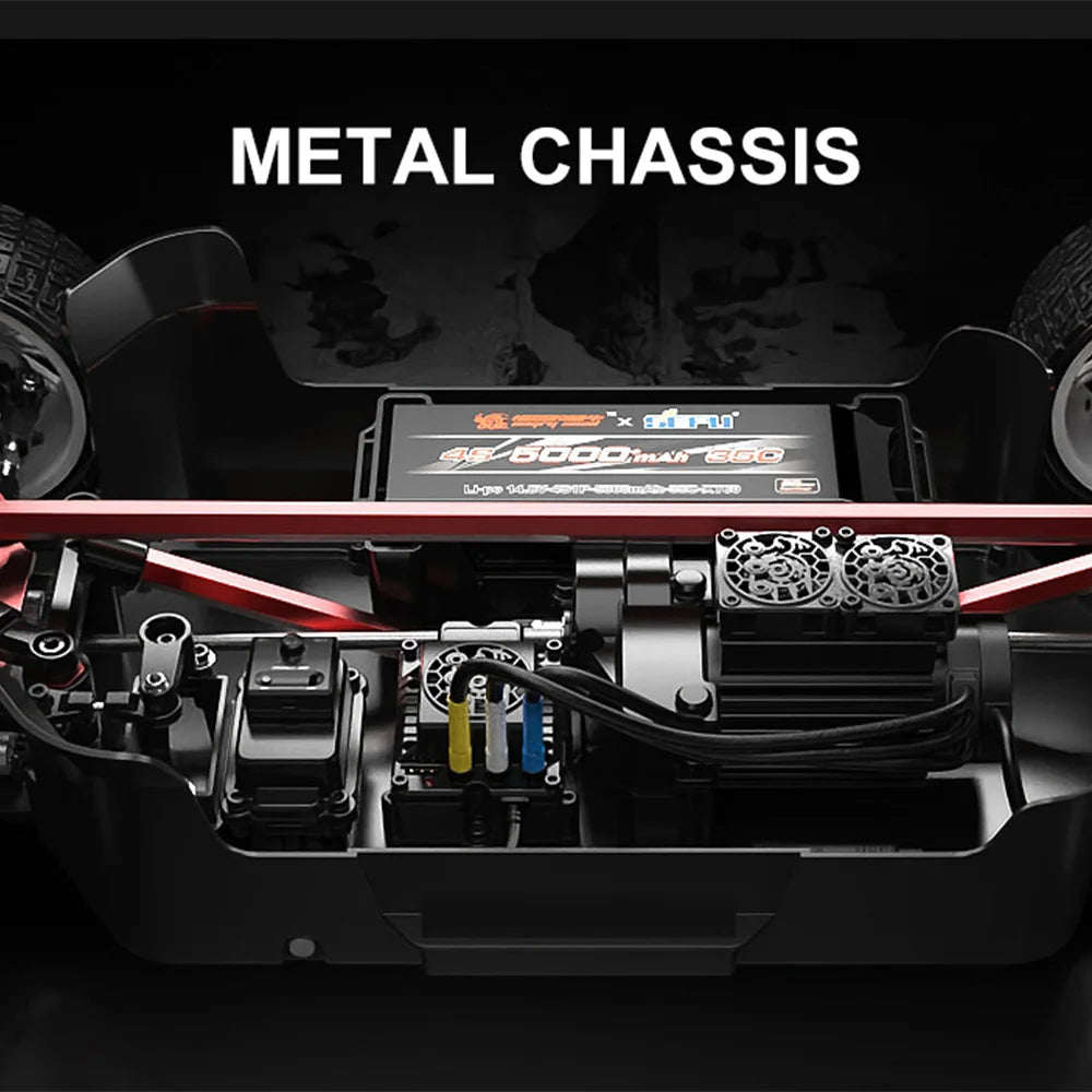 Hyper Go MJX 7303 1/7 RC Car 4WD 60KM/H Brushless High-Speed Off-Road Racing C3 Simulation Citroen Drift Car Climbing Car