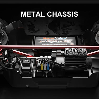 Hyper Go MJX 7303 1/7 RC Car 4WD 60KM/H Brushless High-Speed Off-Road Racing C3 Simulation Citroen Drift Car Climbing Car