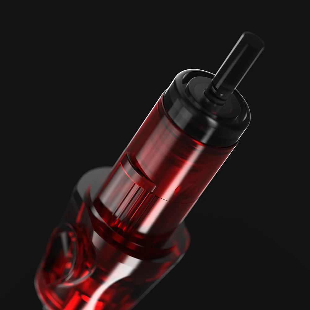 CNC 20PCS Tattoo Cartridges 0.3/0.35mm Red RL/RM Needles Disposable With Membrane Sterilized Safety For Machine Tattooist Supply