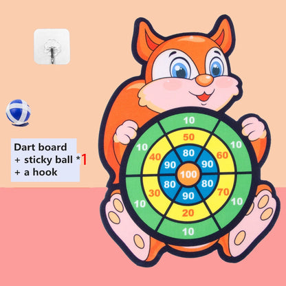 Klisterboll Dartspel Barn – Djurtema Montessori Interaktiv Familjlek CE-märkt 2–4 År C00210 2026