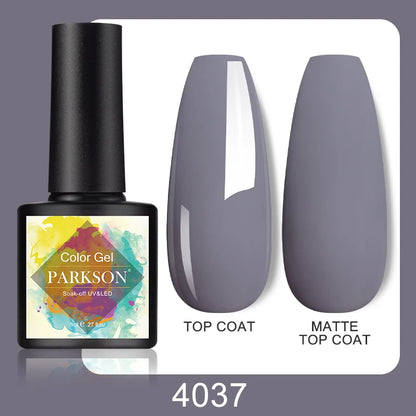 Parkson No Wipe Top Base Coat Nail Gel polish Design Enhancer Varnish Semi Permanent Soak Off UV LED Nail Art Tool