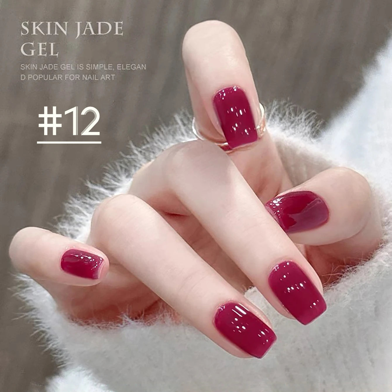 1-24pcs WS Jelly Jade Nude Pink Gel Nail Polish Natural Pink Translucent Color LED UV Gel Soak Off For Home Salon Nail Art DIY