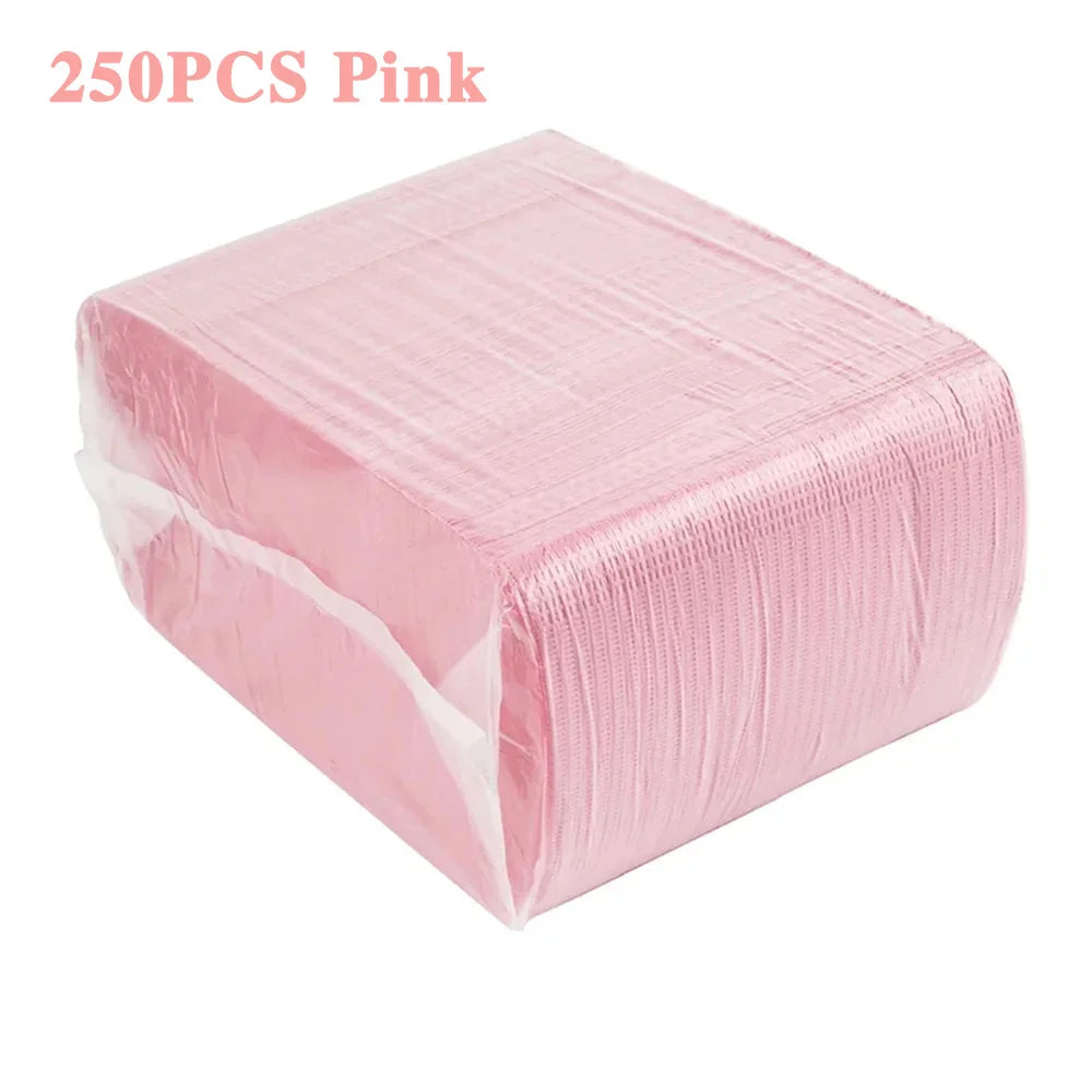 Disposable Dental Bibs 3 Ply Waterproof Tattoo Clean Pad Patient Napkins Table Covers for Piercing Nail Art Tattoo Accessories