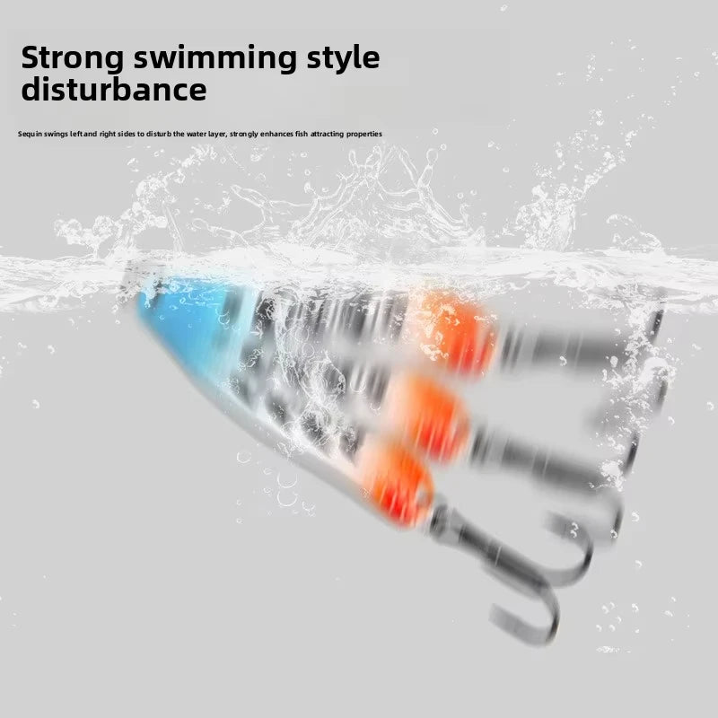 Goture 1PCS/LOT 2g/3.15g Colored S-shaped Glitter Metal Jig Spoon Spinner Fishing Lure Wobbler Bait Set Fishing Tackle