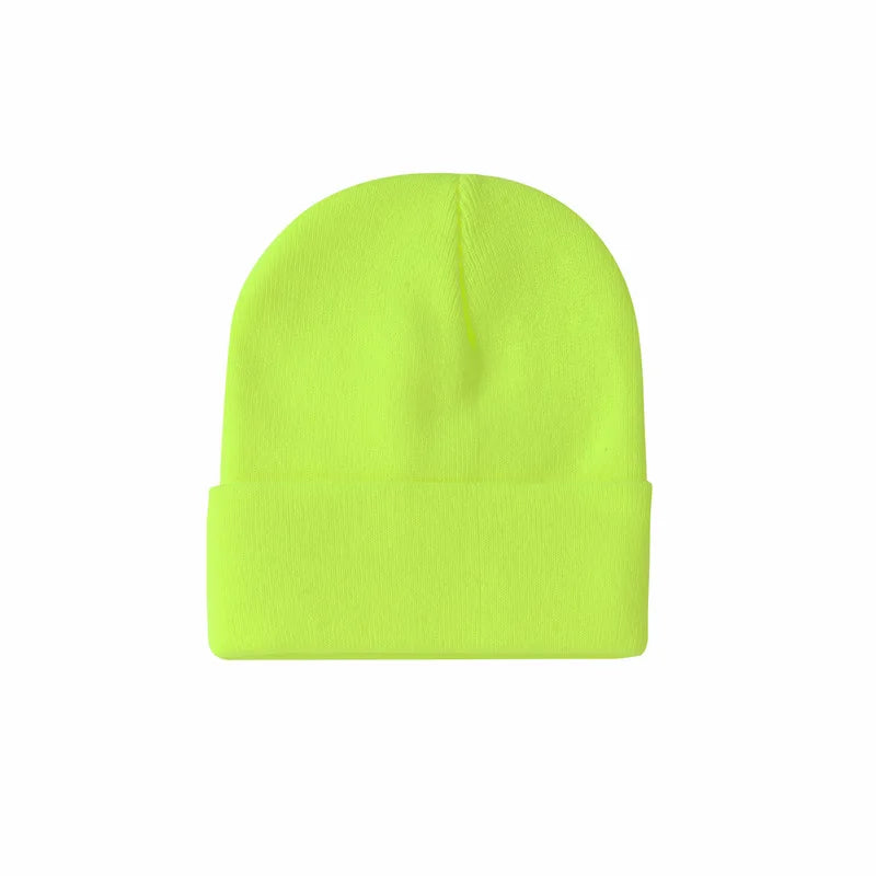 Anpassningsbar Stickad Mössa Brodyr Tryck – 25 Färger Akryl Unisex Vinter Volymrabatt 1–30+ Mössor Med/Utan Logotyp Profilkläder