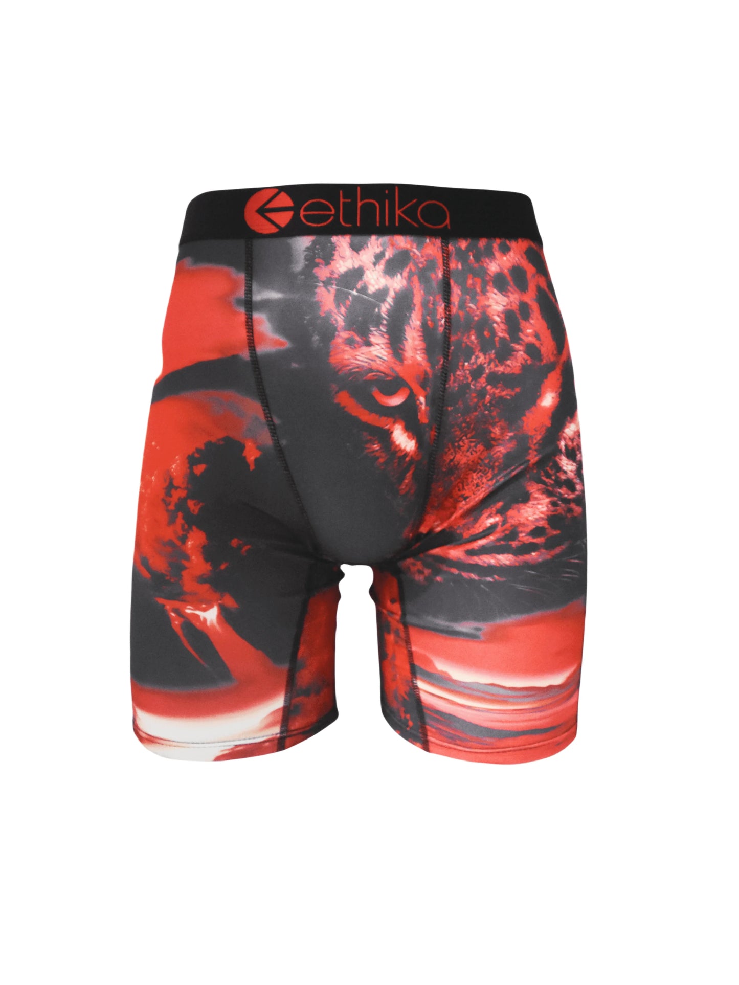 ETHIKA Herrboxers – Andningsbar Mesh-kil, Tryckta Mönster, Plus Size S–3XL