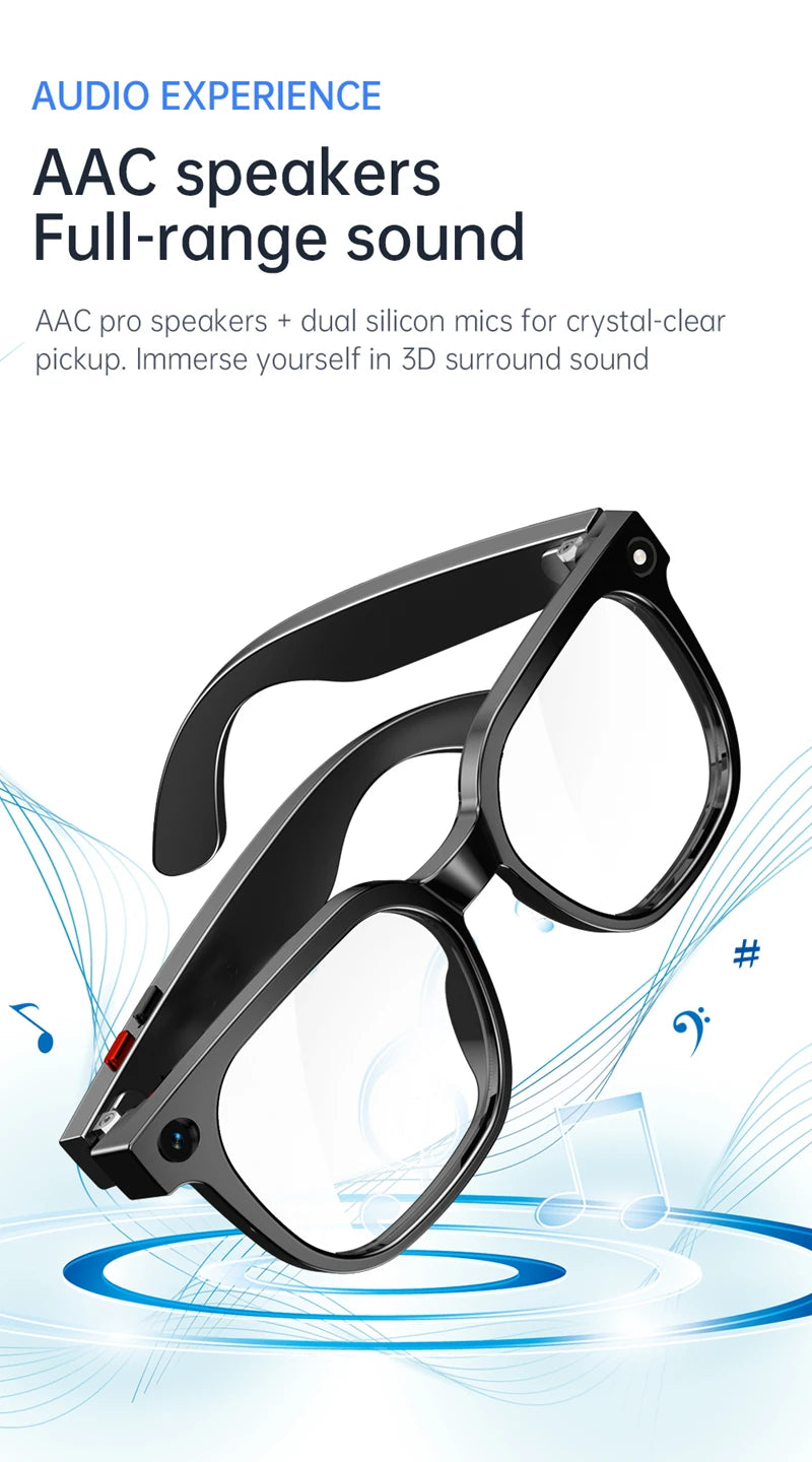 Xiaomi AI Camera Glasses Multi-functional 4K 800MP Photochromic Smart Glasses Anti-shake Shooting Tech With 290mah Large Battery