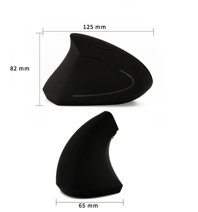 Bärbar trådlös USB- och Bluetooth-gamingmus