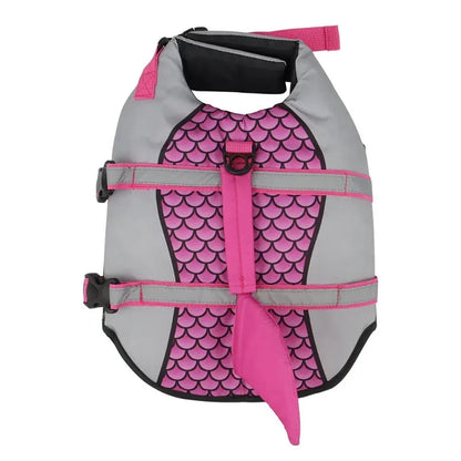 Shark Dog Life Jacket Enhanced Buoyancy Small Dogs Swimming Clothes Safety Vest with Handle for Medium Large Dog Surfing Costume