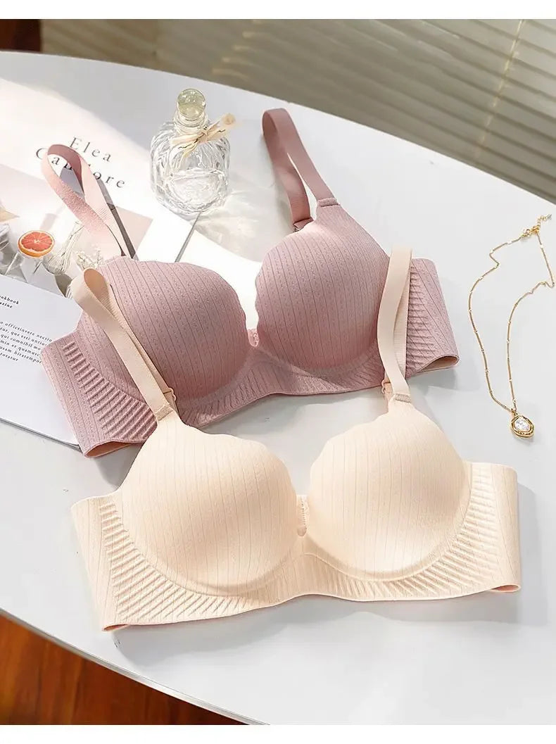 2026 New Push Up Bra for Small Chest  Ultra Thick 6CM Padded No Steel Ring Comfortable & Sexy Lift Lingerie for Flat Chest Women