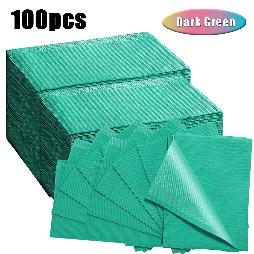 100/50/5pcs Disposable Waterproof Tattoo Clean Pad Wipes Dental Piercing Bibs Waterproof Sheets Paper Tattoo Accessories