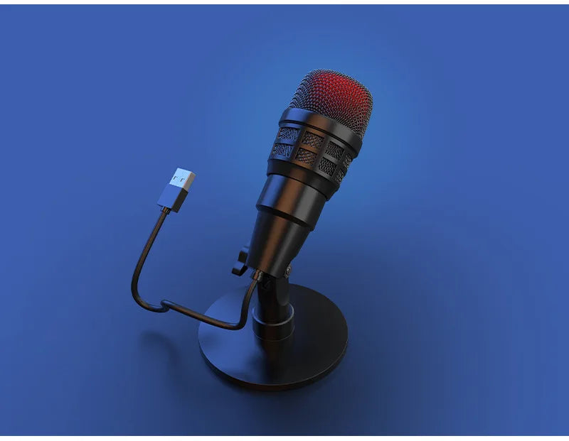 Basix USB-kondensatormikrofon för streaming och podd