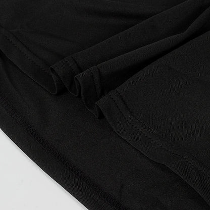Mens Bodybuilding Sports Tight T-shirt Summer Compression Turtleneck Short Sleeve Gym Fitness Running Quick Dry Male Workout Top