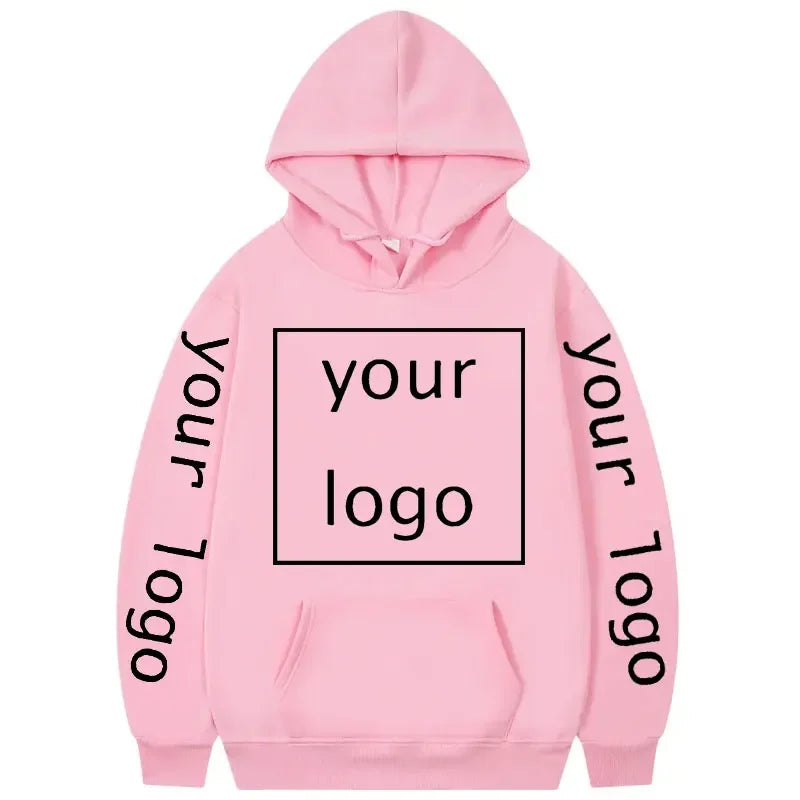 Zip-up Hoodie med Eget Tryck – Fleece, Huva & Dragkedja | S–XXXL
