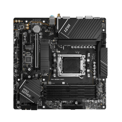 MSI PRO B650M-A WIFI Motherboard Support 7950X 7900X 7800X3D 7700X 7600X 7500F CPU 4xDDR5 7200MHz 256GB HDMI NVME M.2 AM5 mATX