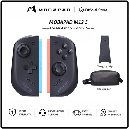 MOBAPAD M12 HD / M12 S Joypad for Nintendo Switch 2 with TMR Joystick HD Vibration Mechanical Buttons Remap Macro Gamepad