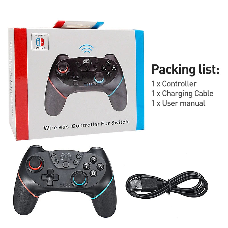 Wireless Bluetooth for Nintendo Switch & OLED Lite PC Controller Gamepad Joystick Control Computer Game Pad Mando Command Gaming