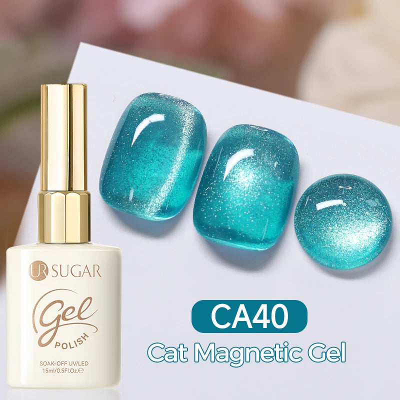 UR SUGAR 15ml Cat Magnetic Gel Nail Polish 30 Colors Semi Permanent Magnetic Gel UV/LED Soak Off Painting Vanrish Design