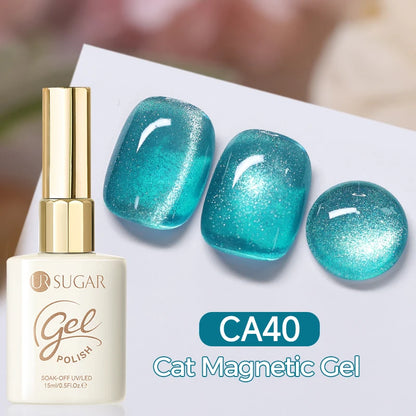 UR SUGAR 15ml Cat Magnetic Gel Nail Polish 30 Colors Semi Permanent Magnetic Gel UV/LED Soak Off Painting Vanrish Design