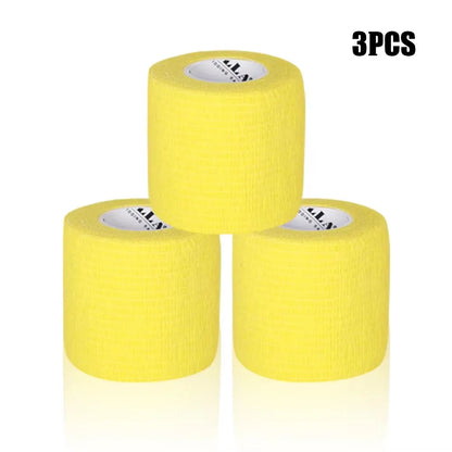 16/10/3PCS Tattoo Grip Bandage Colorful Self Adhesive Wrap 5cm X 4.5m Non Slip Handle Tape Tattoo Machine Grip Cover Supplies