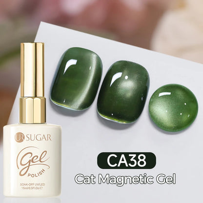 UR SUGAR 15ml Cat Magnetic Gel Nail Polish 30 Colors Semi Permanent Magnetic Gel UV/LED Soak Off Painting Vanrish Design