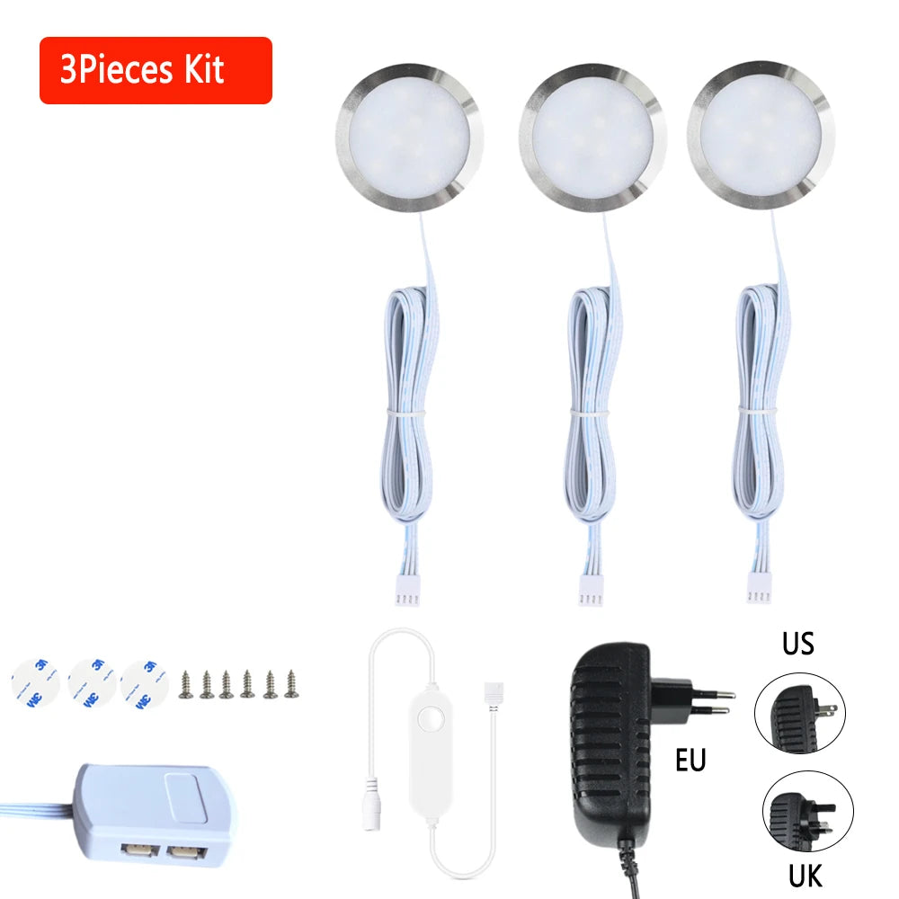 Tuya Zigbee Smart CCT LED Skåpsbelysning – Dimbar, 3000–6500K, SmartThings, Alexa & Google Home, 2–9 lampor