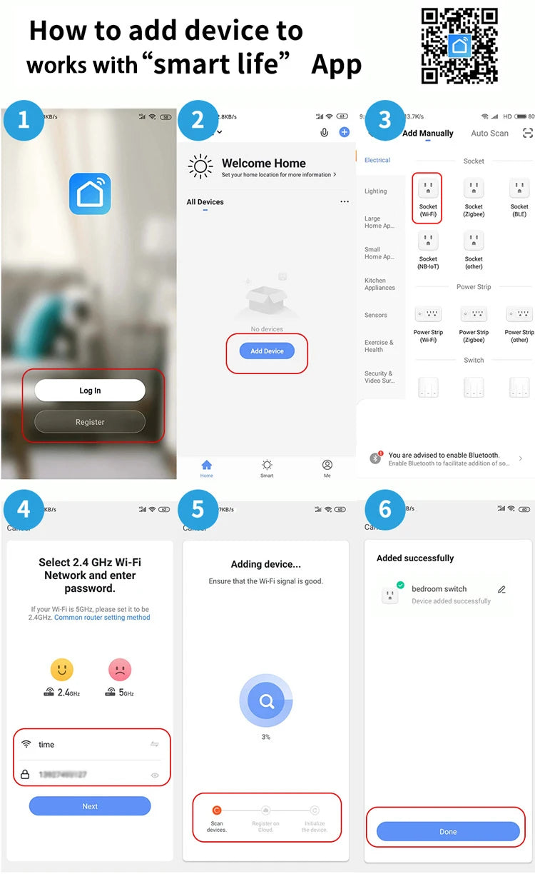 WiFi Smart Plug 16A/20A EU Smart Socket With Power Monitoring Timing Function Works with Tuya Smart Life App Voice Control