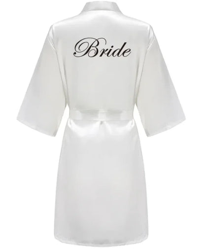 Satin Silk Robes Plus Size Wedding Bathrobe Bride Bridesmaid Mother Maid of Honor Gown Women Clothing Sleepwear Navy Blue