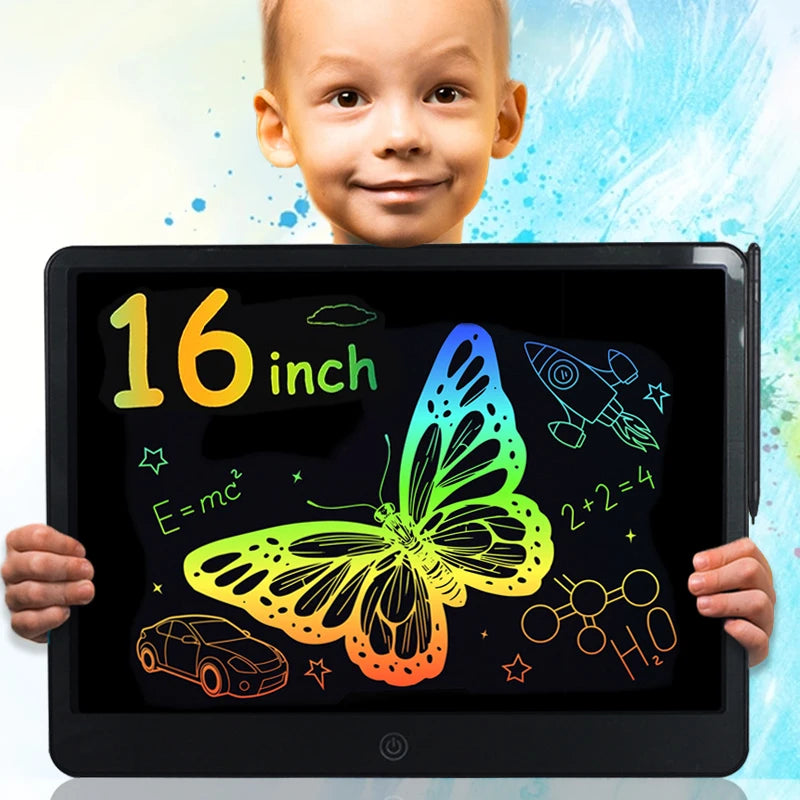 16/12/10/8.5/8.2/6.5/4.5inch LCD graphic tablet,color drawing tablet,3 4 5 6 7 8years kids birthday gifts/Christmas/travel toys
