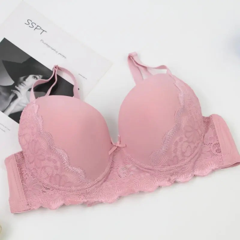 Push-up BH C-E Kupa Andningsbar Underkläder Plus Size Langerie