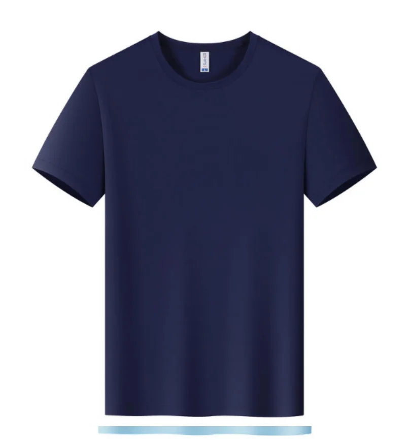 Herr Sport T-Shirt 2026 – Quick Dry Logotryck Brodyr Kortärm O-ringad Andningsbar 8 Färger S–4XL