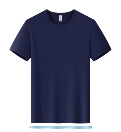 Herr Sport T-Shirt 2026 – Quick Dry Logotryck Brodyr Kortärm O-ringad Andningsbar 8 Färger S–4XL