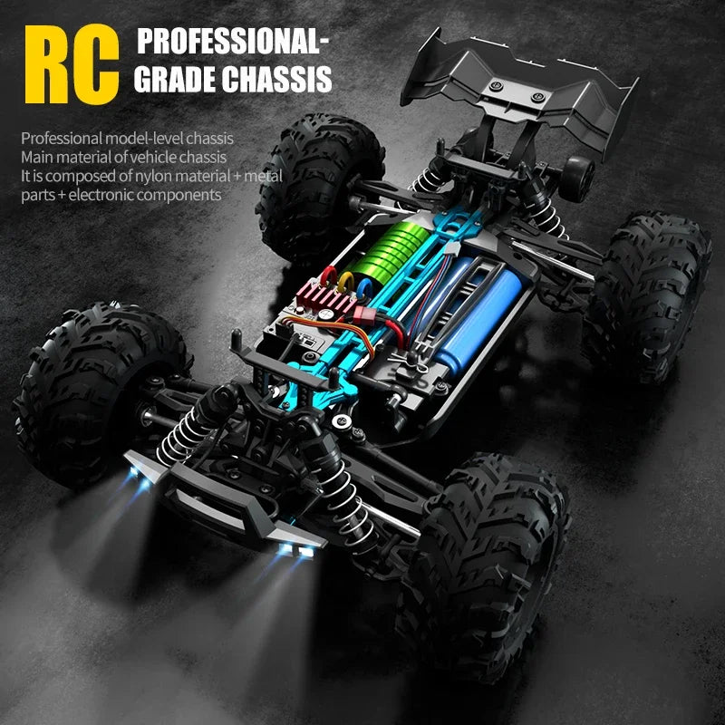 MJX VS RC Car SCY 16101 16102 PRO 4WD 70Km/h 1/16 High Speed Drift Monster Off-road Remote Control Vehicle Electric Crawler